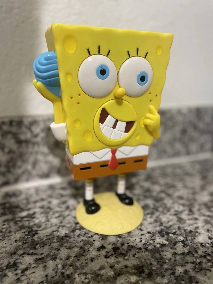 Bob Esponja Oracle 2004 Mattel Faça uma Pergunta 8 Bolas Vintage FUNÇÕES TESTADAS - Imagem 3 de 4
