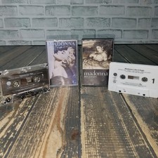 LOT of 2 - Madonna True Blue  Like A Virgin - Cassette Tape