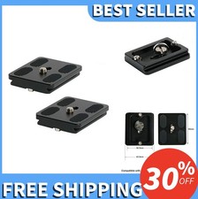 50mm Quick Release Plate Arca-Swiss Aluminum Camera Tripod Ballhead Pack of 2