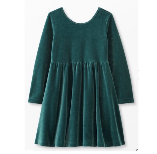 Hanna Andersson Velour Skater Dress with Pockets Size 2 Toddler - Picture 1 of 4