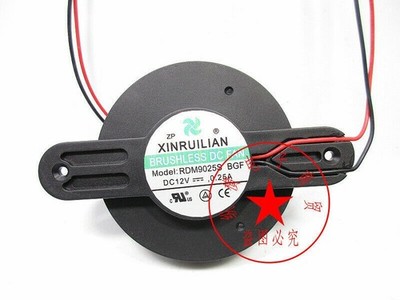 XINRUILIAN SCIENCE RDM9025S BGF 12V 0.25A 2-wire cooling fan *uq