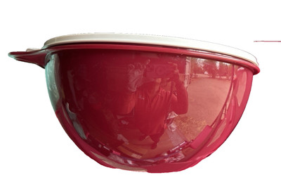    NEW Tupperware Thatsa Bowl 19 Cup (4.5L) Bordeaux! Mix, Store, Master Meals