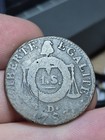 #176 ~ LOUIS XVI - Sol à la table des lois aux balances 1793 D 10.32g