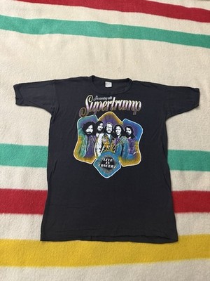 Vintage 70s Supertramp Fantasy Concert Shirt Medium Roger Hodgson Rick Davies