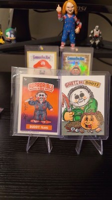 Horrible Kids / Garbage Pail Kids CustomSketch Card And Base Mark Pingatore Auto