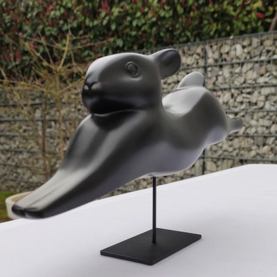 François Pompon   Rennender Hase / Running Rabbit / Lapin Courant   28 cm