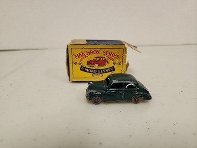 Vintage Matchbox Moko Lesney No. 46 Morris Minor W/ Original Box