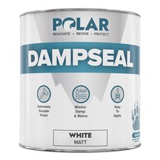 Polar Damp Seal Paint - Primer & Topcoat for Indoor Walls & Ceilings - Mould ...