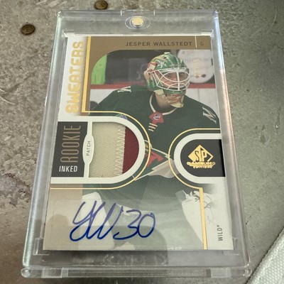 24/25 SPGU Rookie Inked Sweaters Auto/patch Jesper Wallstedt Hockey Card 