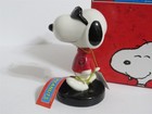 SNOOPY PEANUTS CHARLIE BROWN WESTLAND CERAMIC MINI BOBBLEHEAD FIGURINE 2011 — photo 2