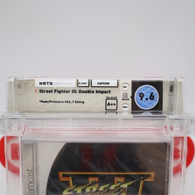 Sega Dreamcast STREET FIGHTER III 3: DOUBLE IMPACT - WATA GRADED 9.6 A++ Sealed!