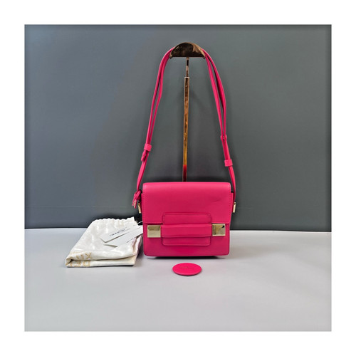 Authentic Delvaux Madame Mini Smooth Leather Shoulder Bag Pink Gold-Tone eBay AG