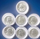 1959 Washington Quarter Uncirculated Denver Silver 25C Coin Lot of 7