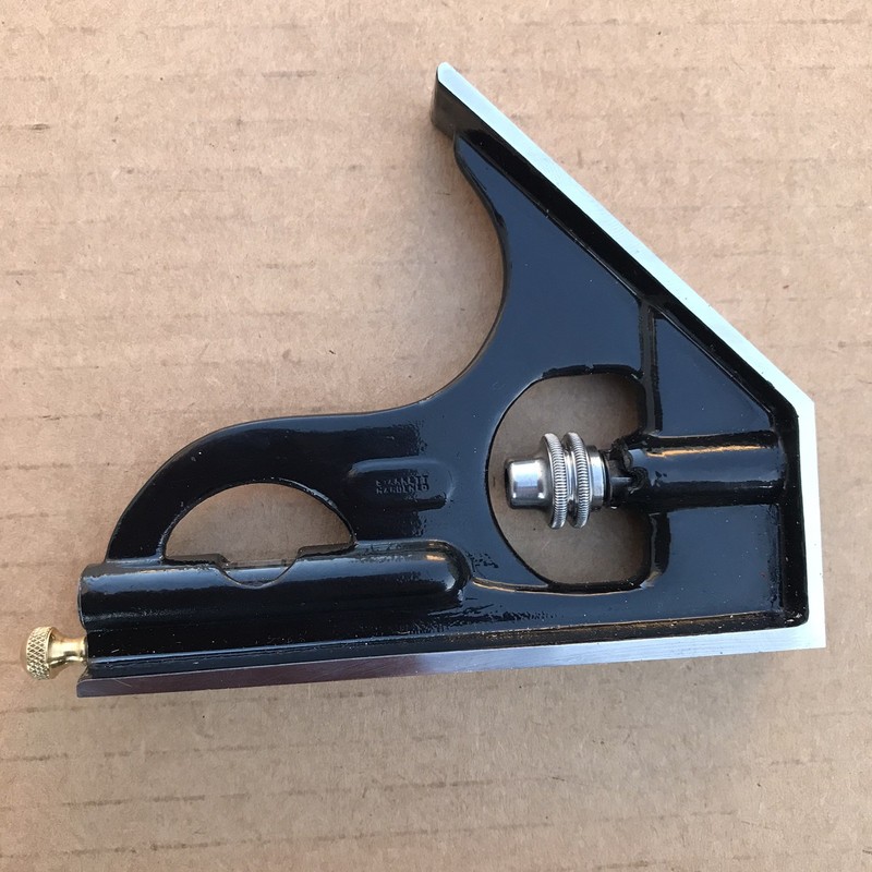 Starrett Hardened Steel Head For 12-24 inch Combination Square, made in USA