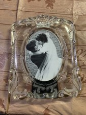 5x7 Mikasa Crystal Princess Picture Frame Ova11 1/4" Frame- Wedding/Crystal