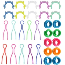 Bobbin Clamps Holders Thread Buddies 30PCS Bobbin Holder Clips Color Thread C...