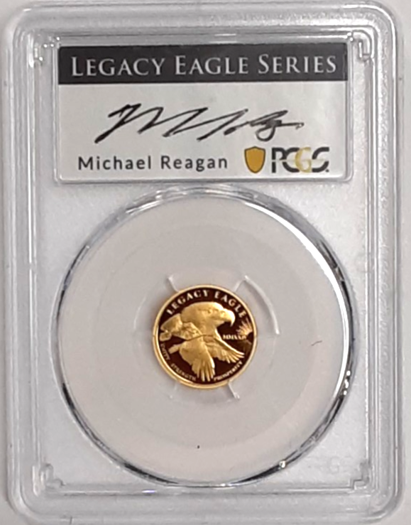 2025 Cook Islands $20 1/10 Oz Gold Legacy Eagle PCGS PR70DCAM 1st