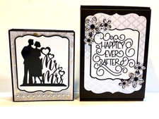 Handmade, Wedding Mr.  Mrs Brag Book Scrapbook Mini Photo Album with box