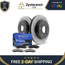 Geekstop Front Brake Rotors & Pads for Dodge Ram 1500 Durango Aspen
