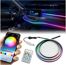 Lighting Car Led Lights Interior, 43.3    USB Powered Acrylic 1 in 1 43.3inch 1
