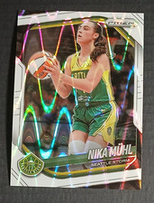 2025 Panini WNBA Nika Muhl White Seismic #127 Seattle Storm 2 card min per order