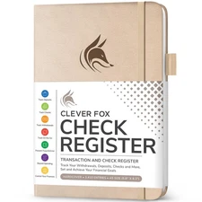 Check Register Book - Deluxe Transaction Register, Accounting Ledger Book, Ch...