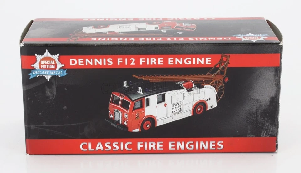 MODELLINO CAMION STATICO DENNIS F12 TANKER TRUCK SCALA POMPIERI 1951 SCALA 1/72 - Immagine 4 di 4