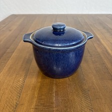 Vintage Denby Stoneware Blue 2 pt. Lidded Cas...
