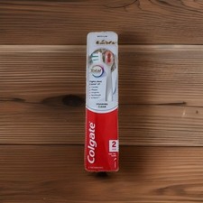 Colgate Total Active Prevention Foaming Clean Medium Toothbrush 2 Pack