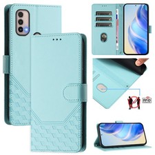 Funda de cuero para teléfono Motorola Moto E20/E30/E40 cubierta multifuncional