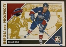 2007 - 2008 ITG Heroes And Prospects Luca Sbisa Update Series #179 Hockey 
