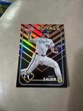 MATT SAUER TOPPS UPDATE HALLOWEEN ROOKIE HOLIDAY FOIL RC ROYALS #US25 2024 24