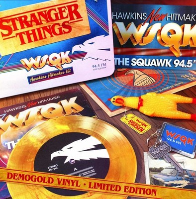 Stranger Things WSQ Hawkins Hitmaker Kit Gold Vinyl Limited Edition