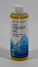 Home Health Organic CASTOR OIL Cold Pressed Non-GMO 100 Solvent Free 01/2028
