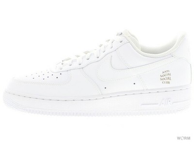 【W US9】 NIKE WMNS AIR FORCE 07 ANTI SOCIAL SOCIAL CLUB 315115-112-ASSC ...