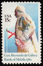 US Stamp Scott # 1826 Mint NH 15 Cents Bernardo de Galvez Commemorative Issue