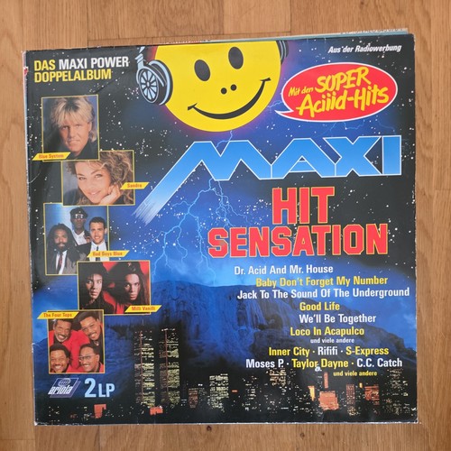 2 LP/MAXI HIT SENSATION📀📀📀DOPPEL-LP/1989/DAS MAXI POWER DOPPEL-ALBUM/Rock/Pop