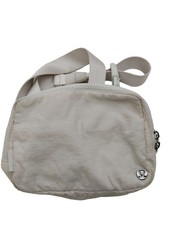 Lululemon Women's Bag Cream Nylon with Polyester Belt Bag & Waist Pack