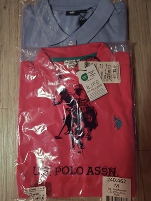 Zwei Moderne Polo Shirts für Damen, Größe M, Neu und OVP Marke: US Polo Assn.