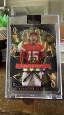 Wild Card Black Tie Edition Patrick Mahomes One of One 1/1 Football Card