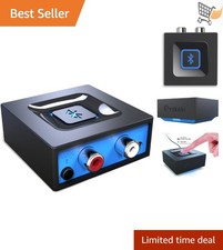 Bluetooth Audio Adapter Wireless Receiver for Home Stereo Smartphone Tablets