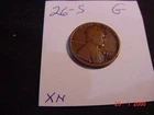 1926S Lincoln Cent Good