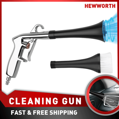 #ad 3 in 1 Car Cleaning Gun Air Blower for Carpet High Pressure with Trumpet Nozzle $16.95