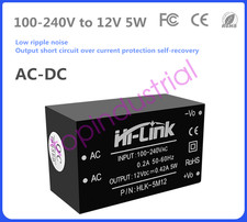 AC-DC converter 100-240V to 12V 5W regulated isolated power supply module