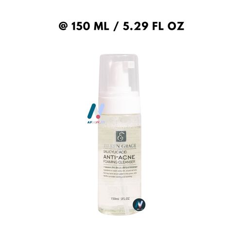 EILEEN Facial Wash Anti-Acne Foaming Cleanser Pores Blackheads Moisture 150ml - Picture 15 of 45