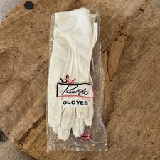 Vintage NOS Woolworths Primstyle White Scalloped Women's Gloves Japan Large