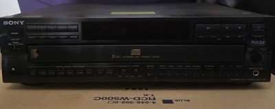 Sony RCD-W500C CD Recorder Player Super Bit Mapping 5 Disc Changer Open Box