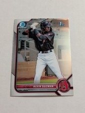 2022 Bowman - Chrome Prospects Alvin Guzman #BCP-18 (RC) 🔥🔥 MINT 🔥🔥