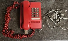 1991 RED NORTHERN TELECOM Desk Top TELEPHONE Nice Condition