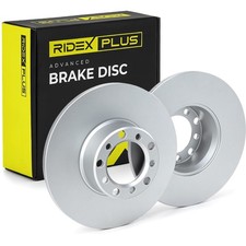 2x RIDEX PLUS Bremsscheiben Vorne passend für MERCEDES-BENZ SL Coupe (C107)